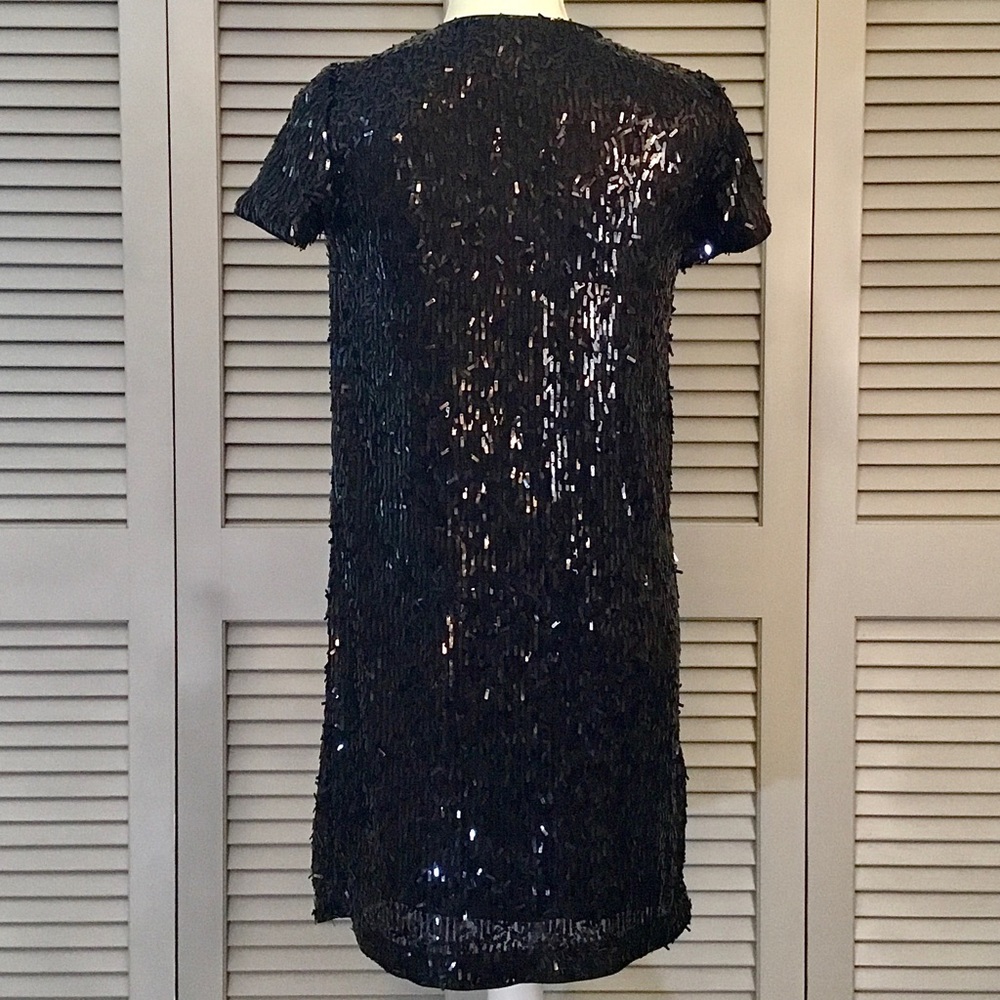 Bar III Black Sequin Dress - Picture 6 of 12